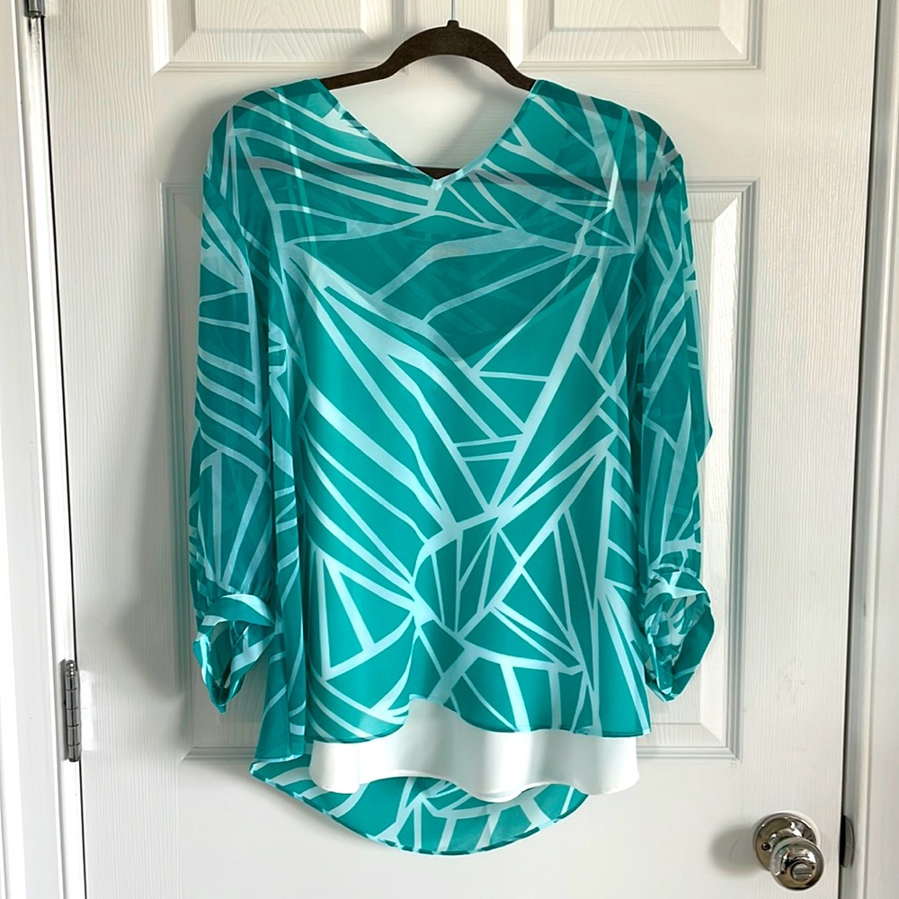 Banana Republic Costal Blouse with Cami — Size L